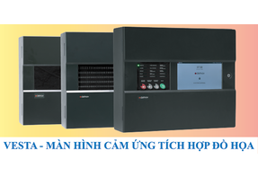 Tủ báo cháy địa chỉ CAD-250 | Màn hình cảm ứng tích hợp đồ họa